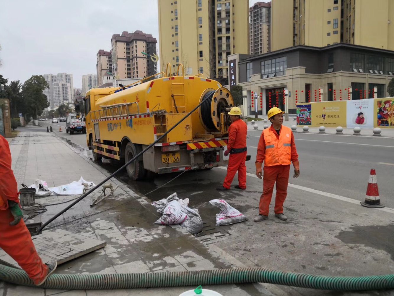 新吴排污管道清淤-管道清洗